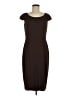 David Meister 100% Polyester Solid Brown Casual Dress Size 8 - photo 1