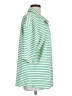 Unbranded Stripes Green Short Sleeve Blouse Size L - photo 4