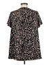 Buddy Love 100% Polyester Black Short Sleeve Blouse Size M - photo 2