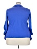Splendid 100% Rayon Blue Long Sleeve Polo Size 3X - photo 2