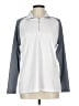 Bermuda Sands 100% Polyester Color Block Silver White Long Sleeve Polo Size L - photo 1