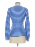J. McLaughlin Stripes Blue Pullover Sweater Size S - photo 2