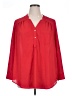 Fervour 100% Polyester Red 3/4 Sleeve Blouse Size 1X - photo 1