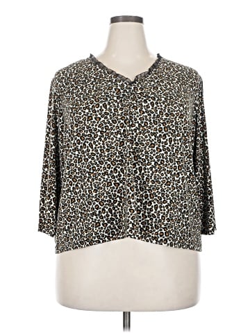 Dialogue 3/4 Sleeve Blouse (view 1)