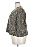 Dialogue Animal Print Brown 3/4 Sleeve Blouse Size 3X - photo 5