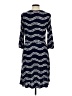 Boden Chevron-herringbone Blue Casual Dress Size 8R - photo 2