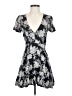 Guild 100% Rayon Floral Gray Casual Dress Size S - photo 1