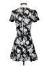 Guild 100% Rayon Floral Gray Casual Dress Size S - photo 2