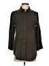 Renee C. 100% Lyocell Brown 3/4 Sleeve Button-Down Shirt Size S - photo 1