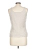 K.I.K.I.T 100% Polyester Silver Sweater Vest Size L - photo 2