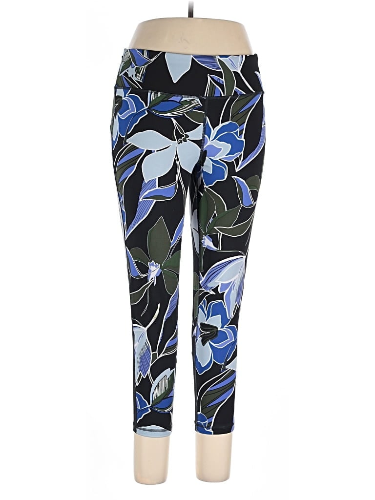Pre-owned Dkny Sport Active Pants In Blue
