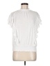 Ann Taylor LOFT White Short Sleeve Blouse Size M - photo 1