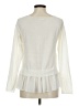 Stefanel 100% Polyester Ivory Long Sleeve Top Size M - photo 2