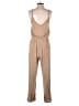 Splendid Solid Tan Brown Jumpsuit Size L - photo 2