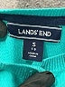 Lands' End 100% Cotton Teal Cardigan Size 7 - photo 4