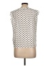 Shein 100% Polyester Polka Dots Ivory Sleeveless Blouse Size L - photo 2