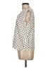 Shein 100% Polyester Polka Dots Ivory Sleeveless Blouse Size L - photo 5