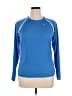 Nike 100% Polyester Blue Long Sleeve Top Size XL - photo 1