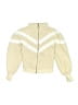 Mia Joy Chevron-herringbone Ivory Track Jacket Size 6 - photo 1