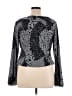 Worthington Metallic Silver Long Sleeve Blouse Size XL - photo 2