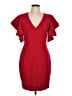 Black Halo Red Cocktail Dress Size 10 - photo 1