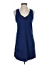 lucy Solid Blue Casual Dress Size XS - photo 1
