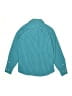 Crewcuts 100% Cotton Checkered-gingham Teal Blue Long Sleeve Button-Down Shirt Size 12 - photo 2
