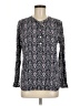 Ann Taylor LOFT 100% Rayon Blue Long Sleeve Blouse Size M - photo 1
