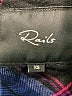 Rails 100% Rayon Plaid Blue Long Sleeve Button-Down Shirt Size XS - photo 7