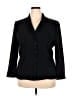 Kasper A.S.L. 100% Polyester Black Blazer Size 18 - photo 1
