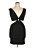 Elodie Solid Black Cocktail Dress Size XL - photo 1