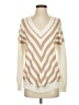 Pink Lily Chevron-herringbone Ivory Pullover Sweater Size S - photo 1