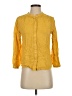 Tommy Hilfiger Yellow 3/4 Sleeve Button-Down Shirt Size XS - photo 1