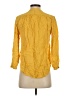 Tommy Hilfiger Yellow 3/4 Sleeve Button-Down Shirt Size XS - photo 2