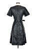 Ann Taylor 100% Polyester Black Casual Dress Size 2 - photo 2