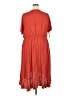 Torrid 100% Rayon Orange Casual Dress Size 3X Plus (3) - photo 2