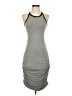 Fabletics Solid Gray Casual Dress Size XXS - photo 1