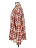 Maurices Plaid Orange Long Sleeve Button-Down Shirt Size M - photo 5