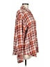 Maurices Plaid Orange Long Sleeve Button-Down Shirt Size M - photo 4