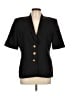 Oleg Cassini Solid Black Blazer Size 12 - photo 1