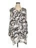 Chico's 100% Polyester Graphic Ivory Casual Dress Size XL (3) - photo 1
