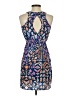 Soprano 100% Polyester Print Blue Casual Dress Size XS - photo 2
