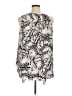 Chico's 100% Polyester Graphic Ivory Casual Dress Size XL (3) - photo 2
