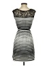 Soprano Stripes Black Casual Dress Size XS - photo 2