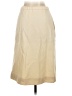 White Stag 100% Acetate Solid Ivory Formal Skirt Size S - photo 2