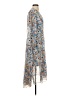 Joie 100% Polyester Print Blue Cocktail Dress Size S - photo 4