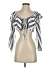 Luxxel Silver 3/4 Sleeve Blouse Size S - photo 1