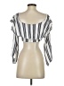 Luxxel Silver 3/4 Sleeve Blouse Size S - photo 2