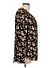 Pleione 100% Polyester Black Long Sleeve Blouse Size L - photo 4