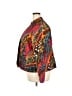 Chico's 100% Polyester Print Orange Jacket Size XXL (4) - photo 5